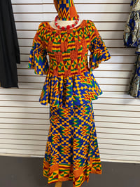 2 Piece Kente Print 
