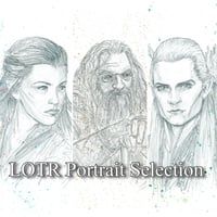 Image 1 of LOTR Portrait 11x14 Signed Print Selection