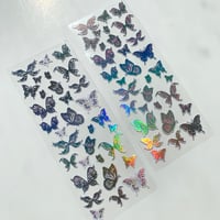 Image 1 of holo foil butterflies