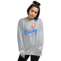 Image 2 of LAD Decoy Unisex Sweatshirt (Gray or White)