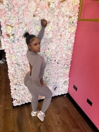 Image 3 of gray jumpsuit 