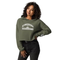 Image 1 of Kingdom University Women's Crop Hoodie