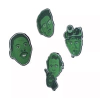 Image 1 of GHOSTBUSTERS PINS ORIGINAL CAST (4 PACK)