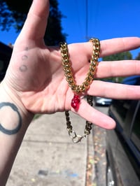 Image 1 of Blood Drop Necklace