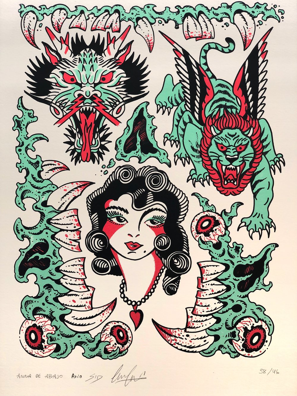 Image of Serigrafía conjunta realizada en México