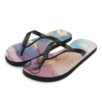 Image 2 of Marble Flip-Flops - pink