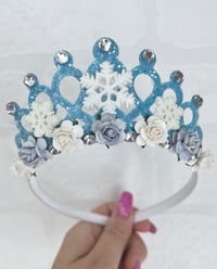 Image 1 of Snowflake princess Tiara crown