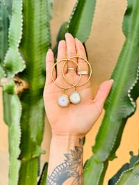 Image 2 of Geode hoops
