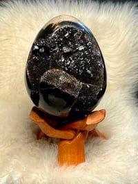 Image 6 of Septarian Egg With Calcite #2420