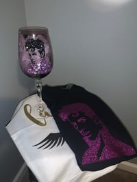 Image 3 of Prince shirt and glass