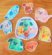 Image 1 of Cute dog stickers - stickers for planner, journal, agenda, decoration, dog Labels, cute animals