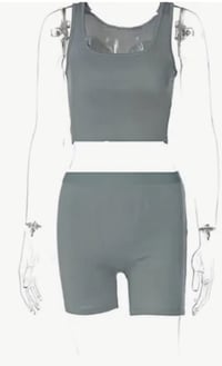 Image 1 of Skin To Skin Two Piece (light grey)