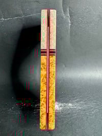 Image 4 of G-carta & Amboyna Burl Segmented Knife Scales