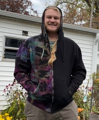 Image of XL Half Reverse Zip Up Hoodie