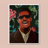 Image 2 of Stevie Wonder Poster Print 8.5x11in
