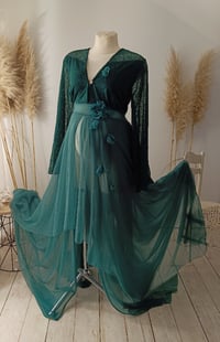 Image 1 of Maternity/non maternity dress Juliette | size S-M-L | emerald