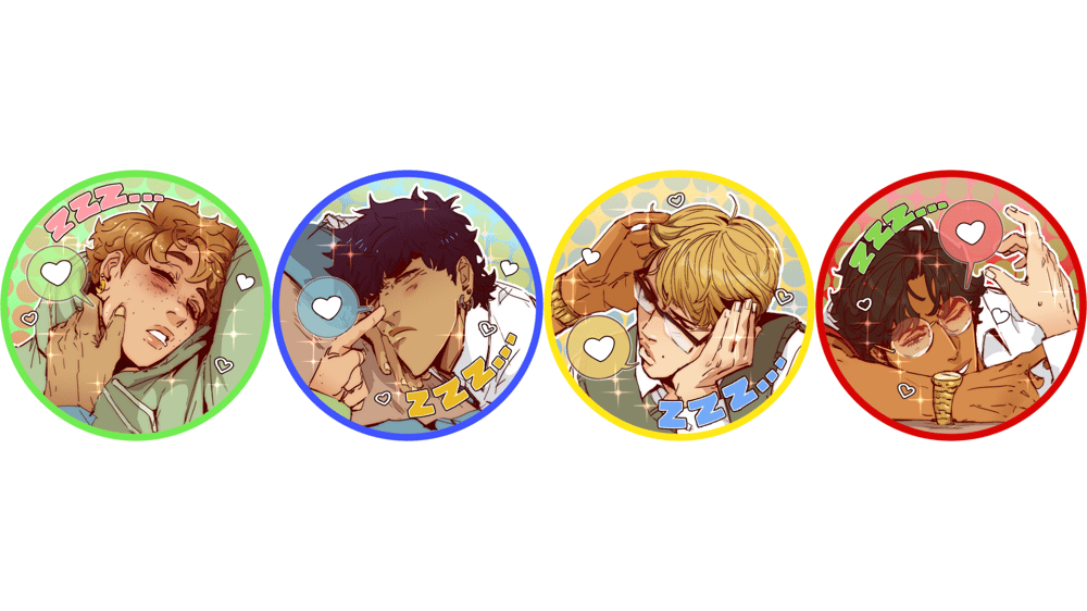SLEEPY BOY STICKERS