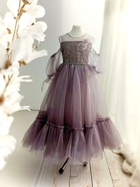 Image 1 of Girls photoshooting dress - Elvina | size 110 | dusty purple