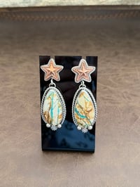 Image 4 of “Stars Over Texas” Lariat / Earrings 