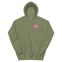 Image 19 of HOT GIRLS HAVE HEART HOODIE - HOT PINK