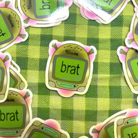 Image 2 of Brat Sticker