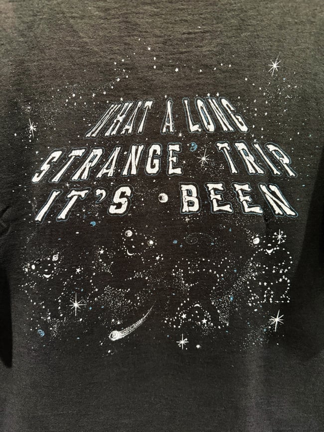 Rare Grateful Dead 1990 'Long Strange Trip' Lot T-Shirt - Size XL