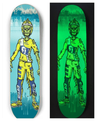 Image 6 of RAD O WEEN SCARE GLOW SKATE DECKS 2024