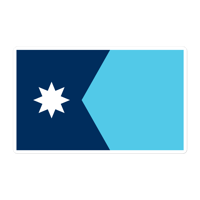 Image 1 of MN Flag Sticker 3" to 6"