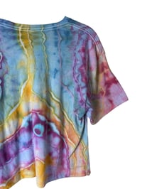 Image 2 of L Crop Tee in Candy Geode Ice Dye