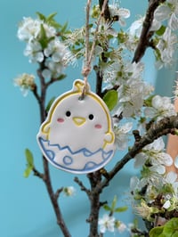 Image 9 of Ceramic Easter Bunnies and Easter Chicks decorations