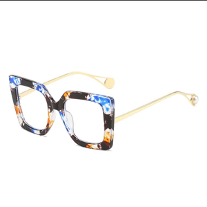 Image of Large frame square glasses