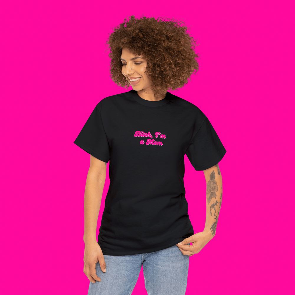 Image of Black Mommy Tee