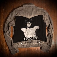 Upcycled “The Doors” denim jacket