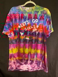 Image 1 of LARGE Lets Go Girls Orca Tie Dye Shirt 4