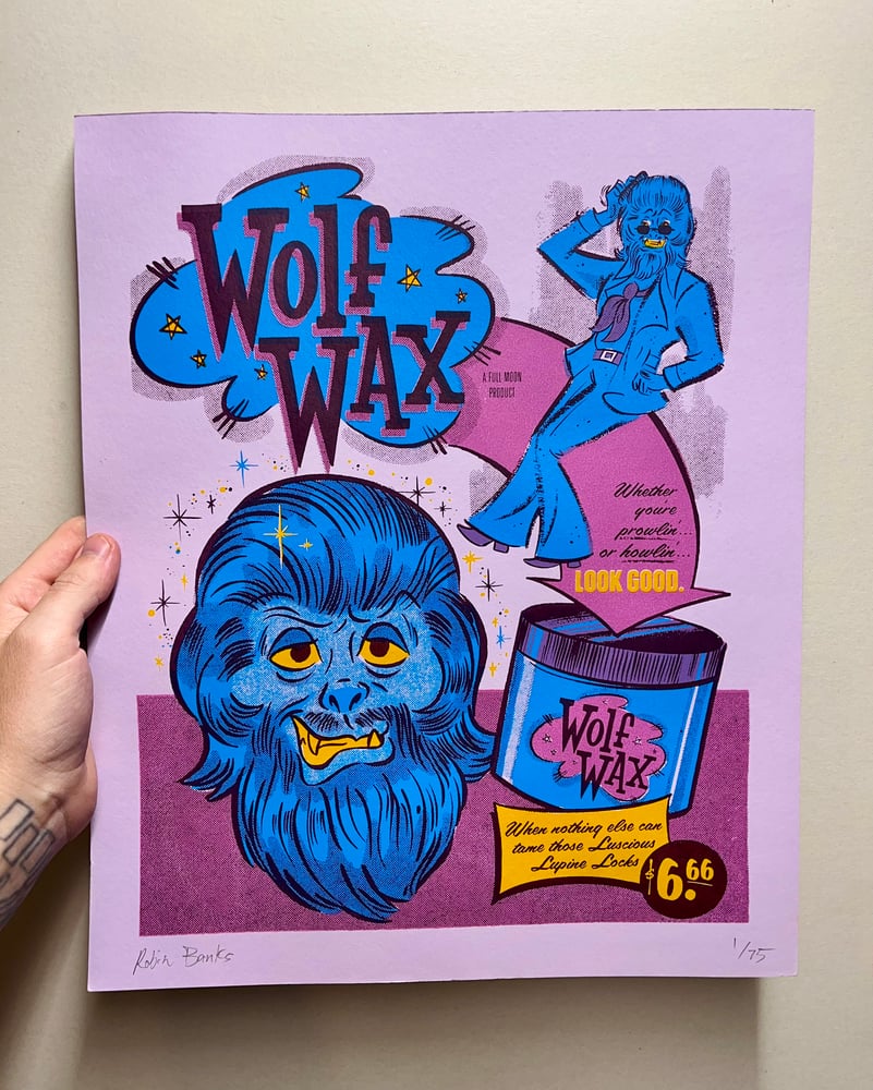 Image of Wolf Wax Poster