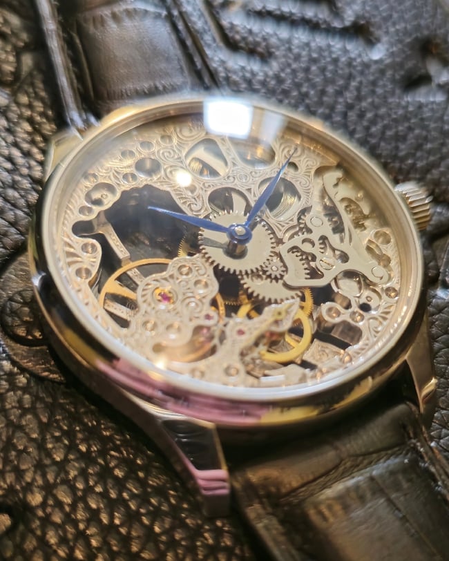 Mechanical Skeleton Watch 6498