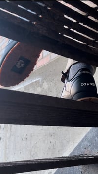 Image 4 of Custom Clipless Reebok Classic Black Shoes 