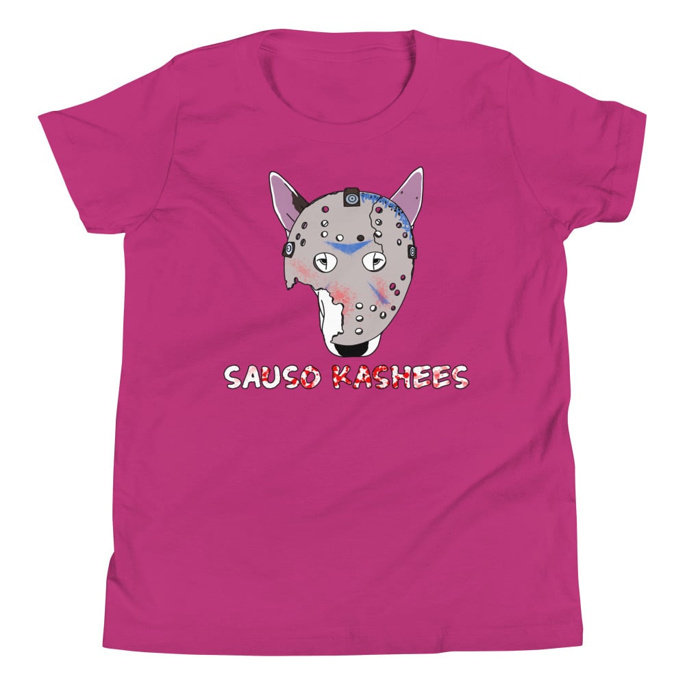 Image of SAUSO KASHEES YOUTH SHORT SLEEVE / BLUE