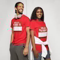 Image 12 of Customizable "Hello, My Name Is" Graffiti T-Shirt