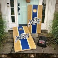 Image 2 of Brackish Wooder Cornhole Boards - Naval Academy - Billy the Goat - MT3892