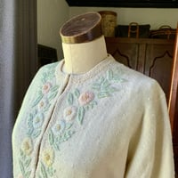 Image 13 of Miles Sweaters Beaded Cardigan Large