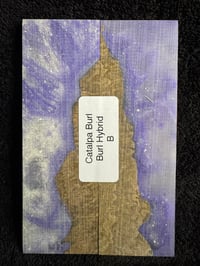 Image 2 of Catalpa Burl Hybrid Knife Scales B