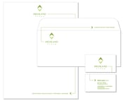 Image of Stationery Design (2 sided business card, letterhead and envelope)