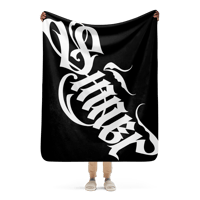 Goth2 Sherpa blanket