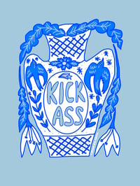 Image 1 of K I C K A S S |3” kiss cut sticker pac