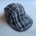 Image of Indigo Check Outdoor caps 004