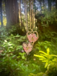 Image 1 of Heart of Larkspur Necklace 