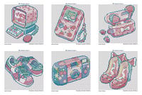 Image 3 of Strawberry Goods Mini Diamond Painting Kit by Hiroko