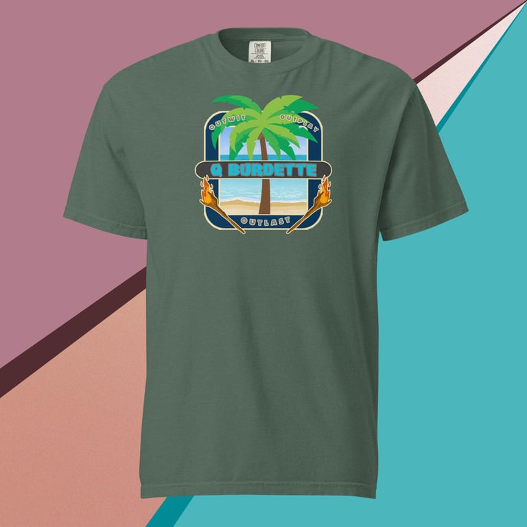 Q Burdette Survivin Comfort Colors T-Shirt Image 5