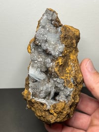 Image 9 of Blue Barite Geode | Morocco #2851